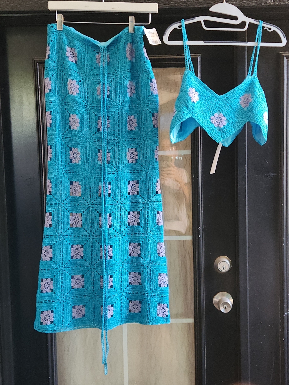 Lisa maree Turquoise Crochet Set Skirt - Picture 11 of 11